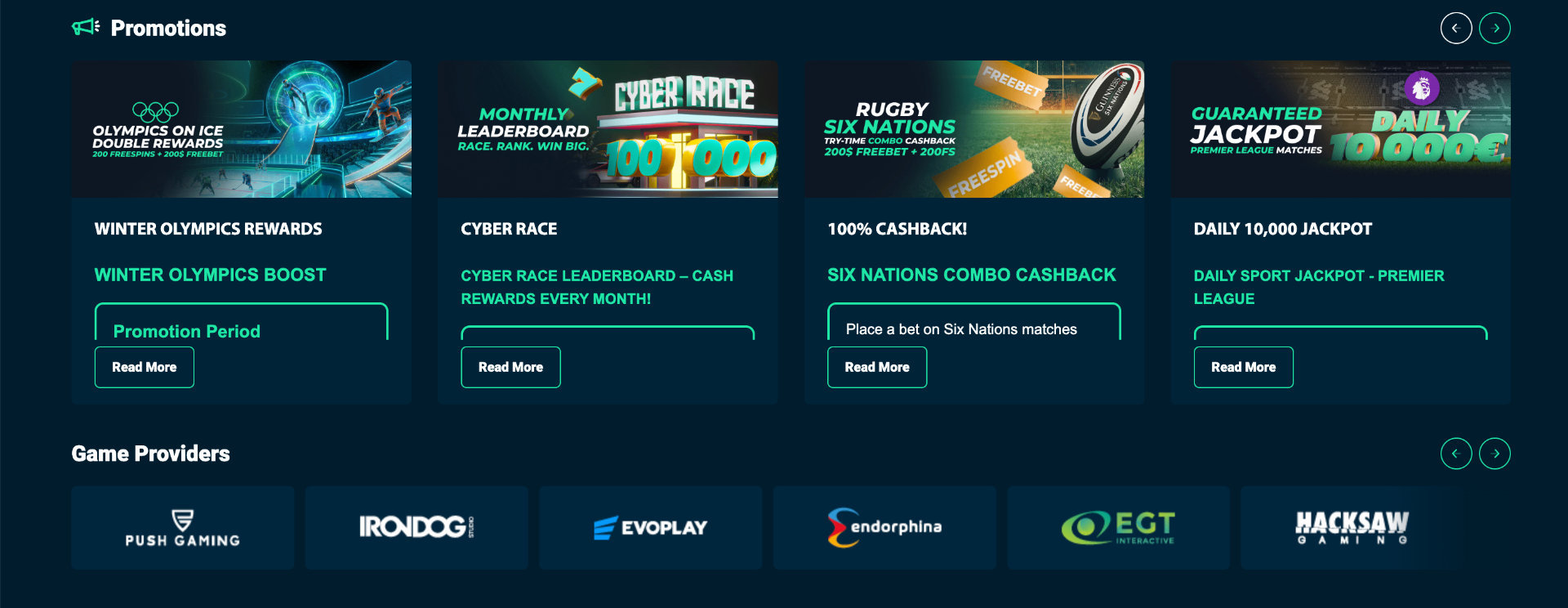 Rolleto independent casino UK screenshot 1 showing platform interface