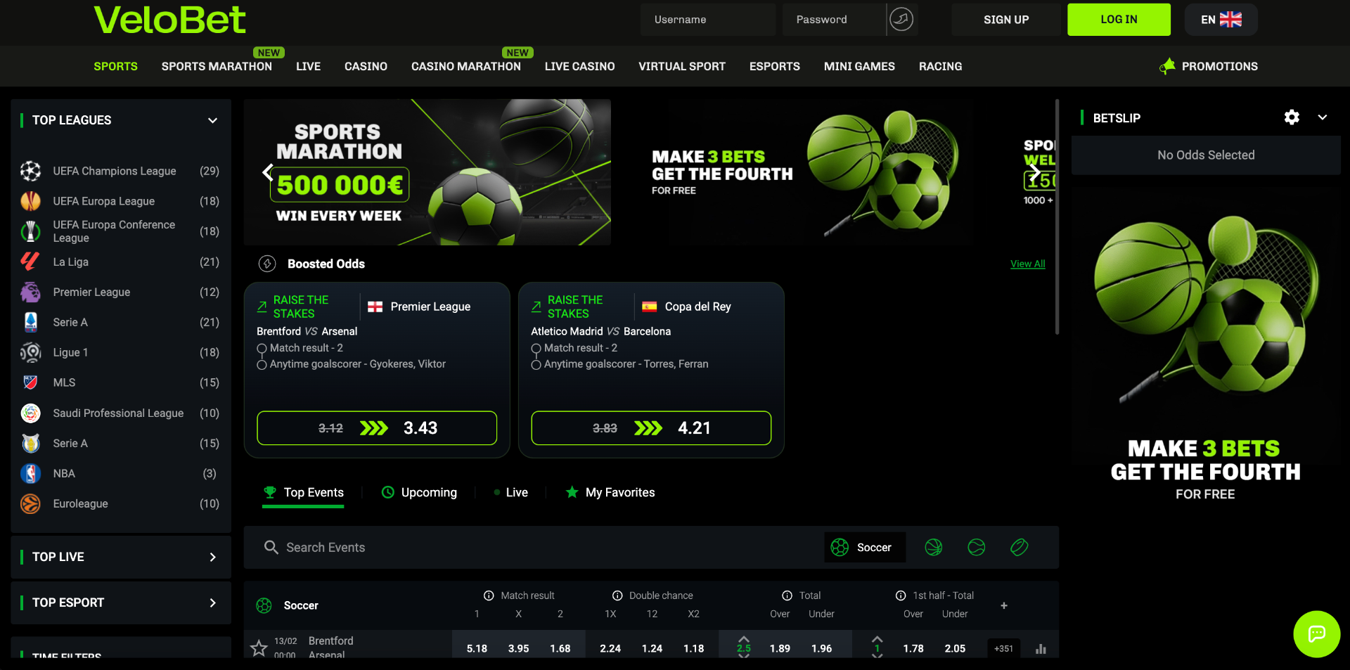 Velobet independent casino UK screenshot 1 showing platform interface